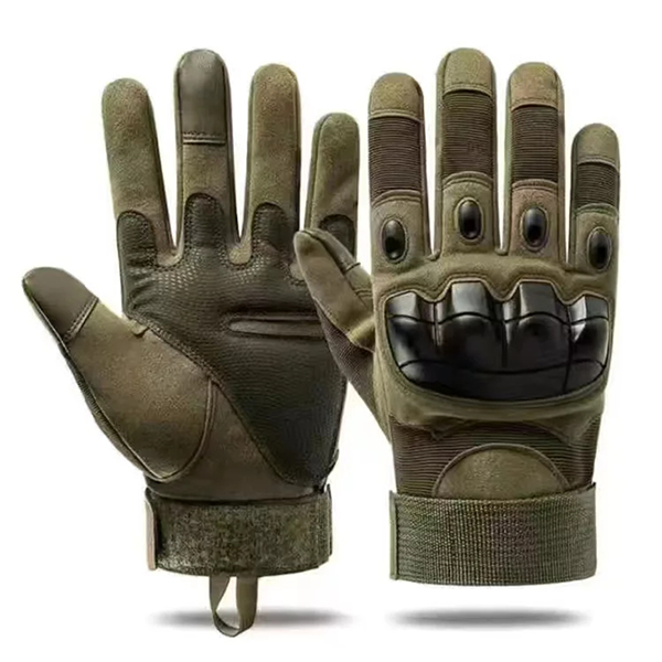 Перчатки тактические, мужские, военные с пальцами