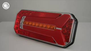WAŚ - W150 and W150DD multifunctional rear lamp with dynamic indicator